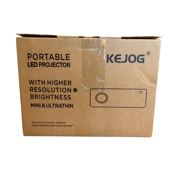 KEJOG Portable LED Projector Mini & Ultrathin With Higher Resolution Brightness